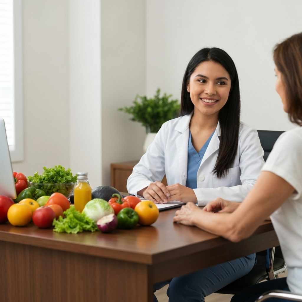 Healthy nutrition consultation